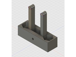 anet a8 x-belt block m8 3d printer parts belt tensioner 3d print model - Mito3D