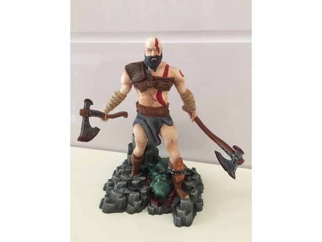 kratos god war models action figure gods video game wars 3D print model - Mito3D