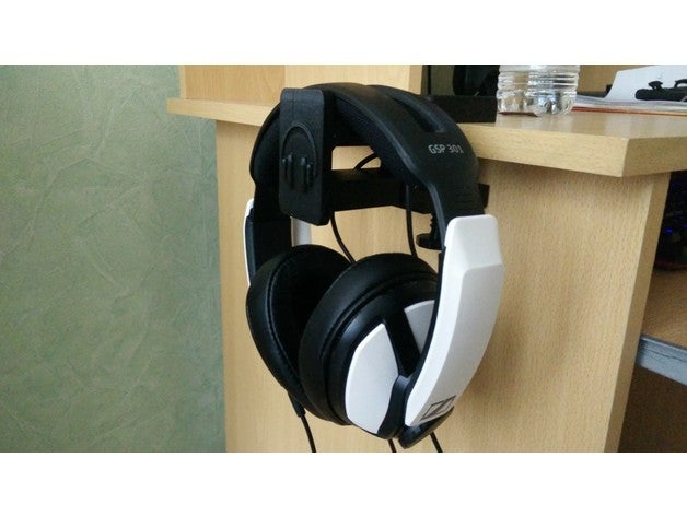 supporto casque audio cuffie titolare accessori le musica i videogiochi 3D print model - Mito3D