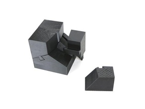 Cubo 3d-tipo de voronoi puzzle puzzles la diversión generativo geométricas geometría hobby pazzle cosa juguete los juguetes 3d print model - Mito3D