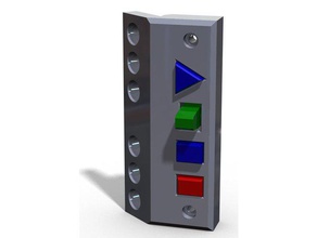 blackmagic micro botão anexo câmera botões o menu de navegação 3d print model - Mito3D