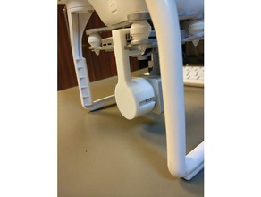 hayalet 3 zarf pro kamera tutucu standart parçalar 3d print model - Mito3D