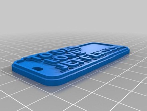 baba jefferson Anahtarlık özelleştirilmiş 3d print model - Mito3D