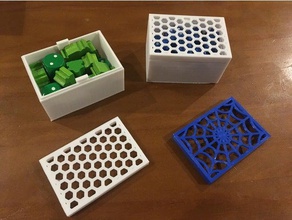 parametrisierte snap geschlossene box Spielzeug & game Zubehör container 3d print model - Mito3D