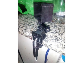 soporte gopro par tornillo apriete de la caméra montage 3d print model - Mito3D