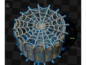 spiderweb box containers container halloween spider 3d print model - Mito3D