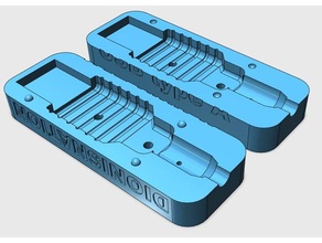 press mold usb type diy connector hot glue molds plug 3d print model - Mito3D