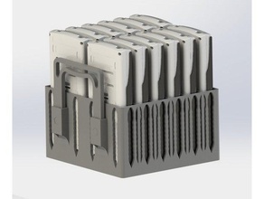calculator holder organizer 3d printing calulator organization 3d print model - Mito3D