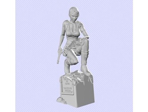 lara croft - tomb raider fija la impresión en 3d juegos y juguetes figura juego ps4 tombraider de video 3d print model - Mito3D