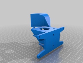wanhao d5s e3d aero mount 3d printer parts mini extruder 3d print model - Mito3D
