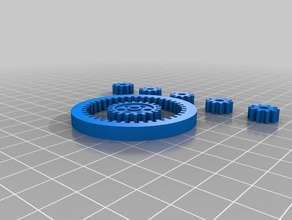 meine angepasste planetengetriebe Planetengetriebe Teile kundengebundene 3d print model - Mito3D