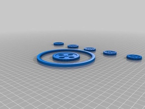 il mio personalizzato planetengetriebe ingranaggio planetario parti su misura 3d print model - Mito3D