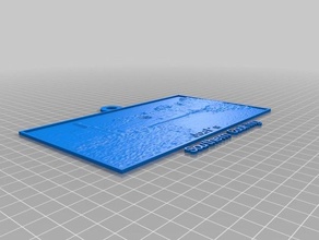joels de profundidade Arte 2d personalizado 3d print model - Mito3D
