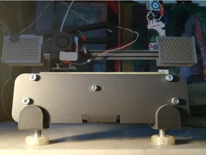 Alternative vorderen Fuß bq hephestos 2 3d-Drucker Teile Stoßstange srew 3d print model - Mito3D