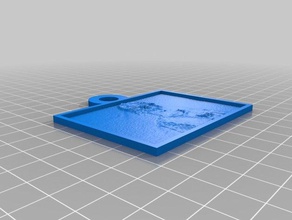 maya lithopane 2d sanat özelleştirilmiş 3d print model - Mito3D