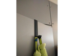 another doorhanger organization clothes hanger door doorhook hook 3d print model - Mito3D