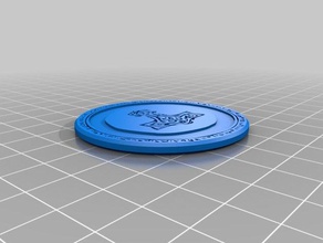 icrpg héroe de la moneda juguetes y accesorios juego no molestar dnd prop rpg runehammer 3d print model - Mito3D