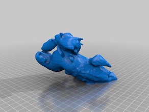 kurbağa tarayın tarama ve kopyaları makerbotdigitizer 3d print model - Mito3D