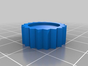 Drehknopf-2a Ersatz-Teile kundengebundene 3d print model - Mito3D