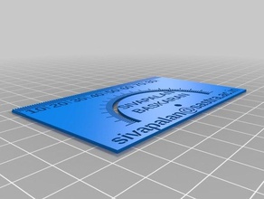 doctor sivapalan de la tarjeta negocios oficina personalizado 3d print model - Mito3D