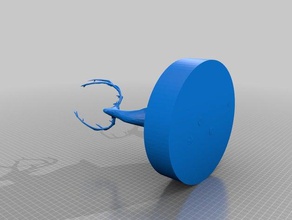 lowpoly cervi art low poly 3d print model - Mito3D