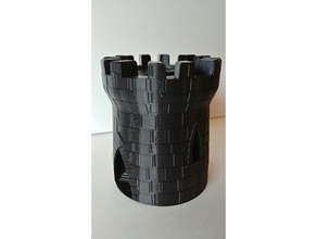 medieval dice castle tower randomizer stone 3d print model - Mito3D