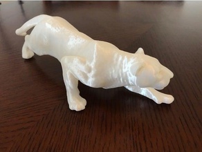 panther animais brinquedo 3d print model - Mito3D