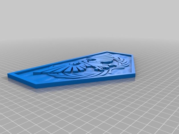 imperial aquila emblema decoração 40k warhammer 3D print model - Mito3D