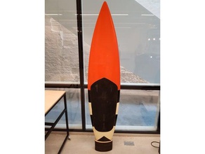tabla de surf pie deporte y al aire libre lasercut el 3d print model - Mito3D