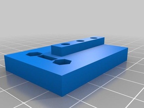 delta bot end stop fix 3d printing 2020 extrusion mount kossel 3d print model - Mito3D