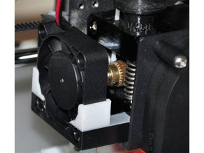 anet a8 - extrudeuse de montage du ventilateur L'imprimante 3d pièces l'extrudeuse mont mods mise à niveau 3d print model - Mito3D