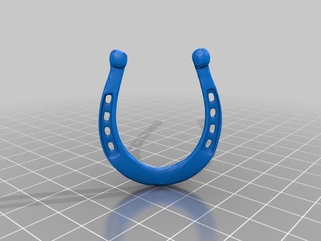 horseshoe decor 3D print model - Mito3D