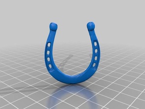 horseshoe decor 3d print model - Mito3D