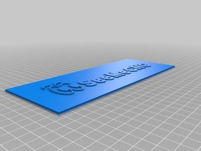 rostock max v3 acrylic panel replacement seemecnc logo 3d printer parts 3d print model - Mito3D