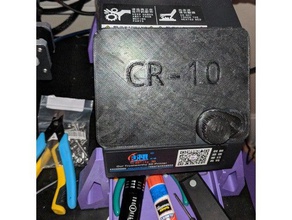 cr-10 screen cover w dial 3d printer accessories cr10 3d print model - Mito3D