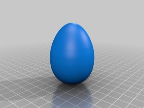 baskı yumurta meydan resmi modeli 3d testleri kalibrasyon testi eğitim eğlenceli oyun yazıcı test yazdırma 3d print model - Mito3D