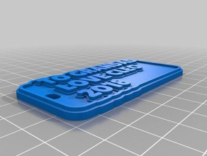cleo grandad keychains customized 3d print model - Mito3D