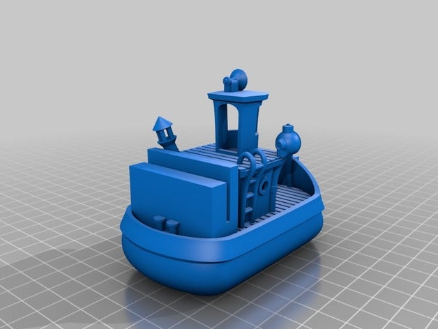 benchy cartão de visita titular do presente A impressão 3d 3D print model - Mito3D