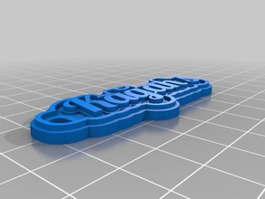 kagans signos y logotipos personalizado 3d print model - Mito3D