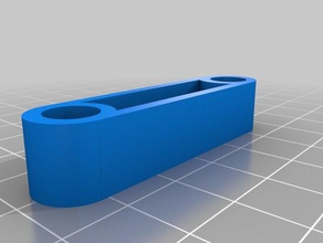 capuchon d'extrémité de la pince rayonnages métalliques ménage 3d print model - Mito3D