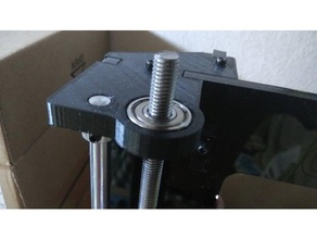 geeetech prusa acrylic i3 pro b z-axis bearing top mounts 3d printer parts z axis 3d print model - Mito3D