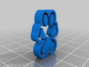 siuc saluki zampa segni e loghi carbondale siu 3d print model - Mito3D