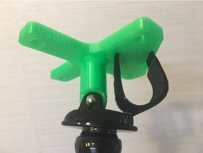 action cam 2d gimbal mount camera 3d print model - Mito3D