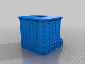 de grands bâtiments coru et structures la construction edificio eusebio 3d print model - Mito3D