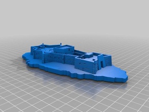 san ant n kale binalar ve yapılar 3d print model - Mito3D
