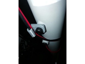 hub dynamo wire holder diy bike 3d print model - Mito3D
