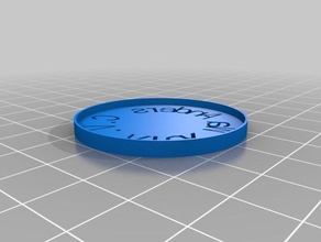 my customized coin 4 chip coins & badges 3d print model - Mito3D