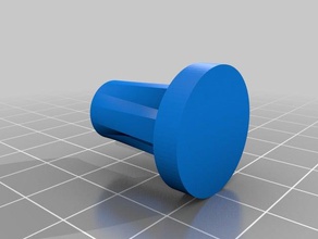 end cap 11 mm diameter pipe 3d printer accessories endcap endcaps 3d print model - Mito3D