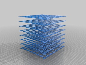 3d-led-cube-layer drucken 8x8x8 3d-drucken diy layerprinting8x8 ledcube 3d print model - Mito3D