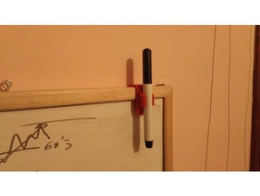 tahta kalemlik ofis karatahta kalem tutucu sahibi 3d print model - Mito3D